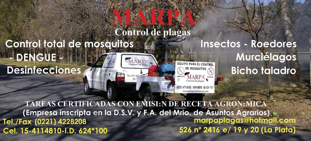 MARPA Control plagas - Guía Ojo al Piojo!